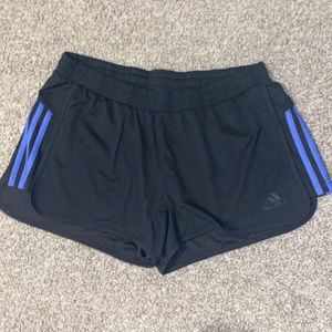 Adidas Climalite Shorts - Dark Gray and Purple